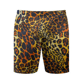 Мужские шорты 3D спортивные с принтом Леопард ,  |  | 3д | животные | кошка | леопард | новая | хищник