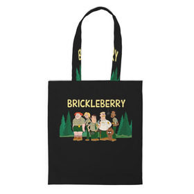 Сумка 3D повседневная с принтом Brickleberry , 100% полиэстер | Плотность: 200 г/м2; Размер: 34×35 см; Высота лямок: 30 см | brickleberry