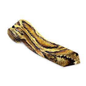 Галстук 3D с принтом Змея , 100% полиэстер | Длина 148 см; Плотность 150-180 г/м2 | snake | анаконда | гадюка | змеиная | змея | кобра | кожа | кожура | удав | уж | червь | червяк | яд