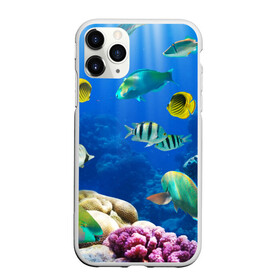 Чехол для iPhone 11 Pro матовый с принтом Дайвинг , Силикон |  | дайвинг | египет | каникулы | коралловый риф | крабы | красное море | море | морские обитатели | океан | отдых | отпуск | подводные красоты | приключение | рыбки | рыбы | туризм