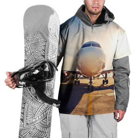 Накидка на куртку 3D с принтом Самолет , 100% полиэстер |  | дорога | летчик | небо | полет | самолет | солнце
