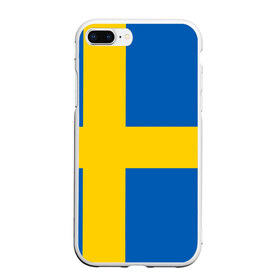 Чехол для iPhone 7Plus/8 Plus матовый с принтом Швеция , Силикон | Область печати: задняя сторона чехла, без боковых панелей | сборная | футбол