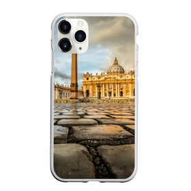 Чехол для iPhone 11 Pro матовый с принтом Италия (Рим) , Силикон |  | europe | italy | rome | vatican | архитектура | ватикан | европа | ес | италия | обелиск | папа римский | площадь святого петра | рим | собор