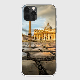 Чехол для iPhone 12 Pro Max с принтом Италия (Рим) , Силикон |  | europe | italy | rome | vatican | архитектура | ватикан | европа | ес | италия | обелиск | папа римский | площадь святого петра | рим | собор