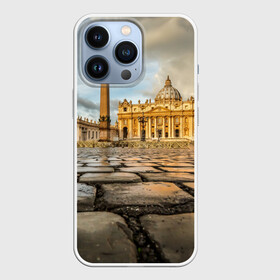 Чехол для iPhone 13 Pro с принтом Италия (Рим) ,  |  | europe | italy | rome | vatican | архитектура | ватикан | европа | ес | италия | обелиск | папа римский | площадь святого петра | рим | собор