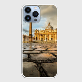 Чехол для iPhone 13 Pro Max с принтом Италия (Рим) ,  |  | europe | italy | rome | vatican | архитектура | ватикан | европа | ес | италия | обелиск | папа римский | площадь святого петра | рим | собор