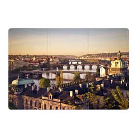 Магнитный плакат 3Х2 с принтом Чехия (Прага) , Полимерный материал с магнитным слоем | 6 деталей размером 9*9 см | czech republic | europe | prague | европа | ес | каникулы | мосты | отпуск | прага | туризм | хоккей | чехия