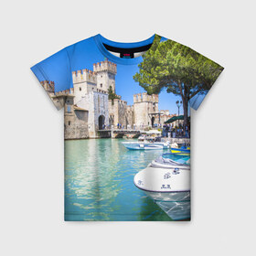 Детская футболка 3D с принтом Италия , 100% гипоаллергенный полиэфир | прямой крой, круглый вырез горловины, длина до линии бедер, чуть спущенное плечо, ткань немного тянется | europe | italy | вода | европа | ес | италия | каникулы | катера | отдых | отпуск | пляж | солнце | туризм
