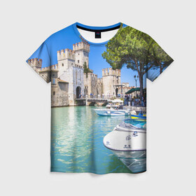 Женская футболка 3D с принтом Италия , 100% полиэфир ( синтетическое хлопкоподобное полотно) | прямой крой, круглый вырез горловины, длина до линии бедер | europe | italy | вода | европа | ес | италия | каникулы | катера | отдых | отпуск | пляж | солнце | туризм