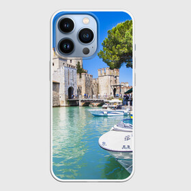 Чехол для iPhone 13 Pro с принтом Италия ,  |  | europe | italy | вода | европа | ес | италия | каникулы | катера | отдых | отпуск | пляж | солнце | туризм