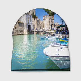 Шапка 3D с принтом Италия , 100% полиэстер | универсальный размер, печать по всей поверхности изделия | europe | italy | вода | европа | ес | италия | каникулы | катера | отдых | отпуск | пляж | солнце | туризм