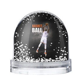 Водяной шар с принтом Basketball , Пластик | Изображение внутри шара печатается на глянцевой фотобумаге с двух сторон | nba | баскетбол | баскетболист | спорт