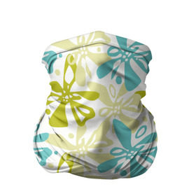 Бандана-труба 3D с принтом Гавайская , 100% полиэстер, ткань с особыми свойствами — Activecool | плотность 150‒180 г/м2; хорошо тянется, но сохраняет форму | гавайи | растительный орнамент | рубашка