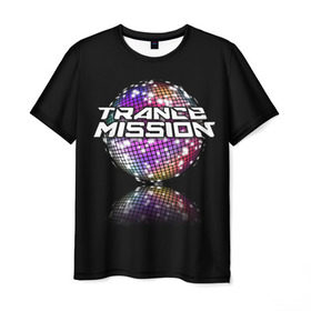 Мужская футболка 3D с принтом Trancemission , 100% полиэфир | прямой крой, круглый вырез горловины, длина до линии бедер | trancemission |   |  trance mission | транс миссия | трансмиссия