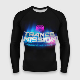 Мужской рашгард 3D с принтом Trancemission 2 ,  |  | trancemission |   |  trance mission | транс миссия | трансмиссия