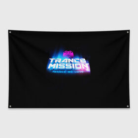 Флаг-баннер с принтом Trancemission 2 , 100% полиэстер | размер 67 х 109 см, плотность ткани — 95 г/м2; по краям флага есть четыре люверса для крепления | trancemission |   |  trance mission | транс миссия | трансмиссия