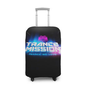 Чехол для чемодана 3D с принтом Trancemission 2 , 86% полиэфир, 14% спандекс | двустороннее нанесение принта, прорези для ручек и колес | trancemission |   |  trance mission | транс миссия | трансмиссия