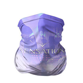 Бандана-труба 3D с принтом Sensation , 100% полиэстер, ткань с особыми свойствами — Activecool | плотность 150‒180 г/м2; хорошо тянется, но сохраняет форму | sensation | white |  sensation white | вайт | сенсейшн