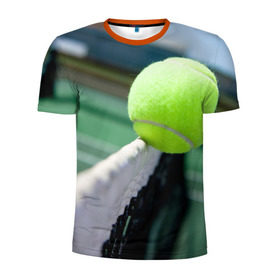 Мужская футболка 3D спортивная с принтом Теннис , 100% полиэстер с улучшенными характеристиками | приталенный силуэт, круглая горловина, широкие плечи, сужается к линии бедра | надаль | тенис