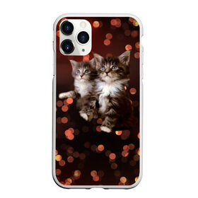 Чехол для iPhone 11 Pro Max матовый с принтом Котята , Силикон |  | киска | кот | котёнок | кошка | прикольные картинки