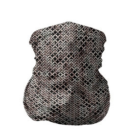 Бандана-труба 3D с принтом Кольчуга , 100% полиэстер, ткань с особыми свойствами — Activecool | плотность 150‒180 г/м2; хорошо тянется, но сохраняет форму | Тематика изображения на принте: броня | железо | металл | текстура