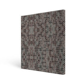 Холст квадратный с принтом Кольчуга , 100% ПВХ |  | Тематика изображения на принте: броня | железо | металл | текстура