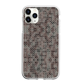Чехол для iPhone 11 Pro матовый с принтом Кольчуга , Силикон |  | броня | железо | металл | текстура