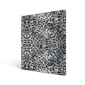 Холст квадратный с принтом White Jaguar , 100% ПВХ |  | Тематика изображения на принте: барс | леопард | ягуар
