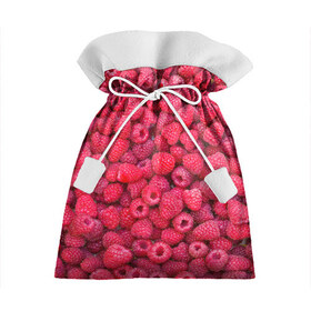 Подарочный 3D мешок с принтом Малинки , 100% полиэстер | Размер: 29*39 см | raspberry | летняя | ягодн