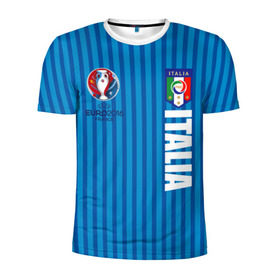 Мужская футболка 3D спортивная с принтом Евро 2016 , 100% полиэстер с улучшенными характеристиками | приталенный силуэт, круглая горловина, широкие плечи, сужается к линии бедра | Тематика изображения на принте: евро