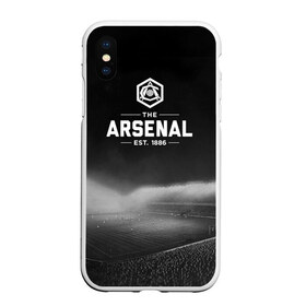 Чехол для iPhone XS Max матовый с принтом Arsenal FC , Силикон | Область печати: задняя сторона чехла, без боковых панелей | арсенал