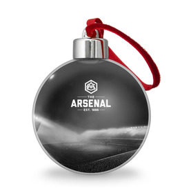 Ёлочный шар с принтом Arsenal FC , Пластик | Диаметр: 77 мм | арсенал