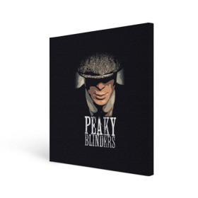 Холст квадратный с принтом Peaky Blinders 5 , 100% ПВХ |  | Тематика изображения на принте: peaky blinders | козырьки | козырьки сериал | острые козырьки | томас шелби