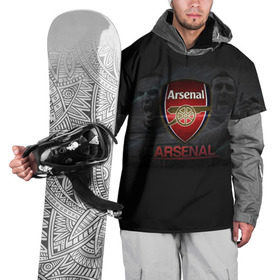 Накидка на куртку 3D с принтом Arsenal. Fly Emirates , 100% полиэстер |  | арсенал