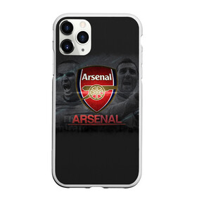 Чехол для iPhone 11 Pro Max матовый с принтом Arsenal Fly Emirates , Силикон |  | арсенал