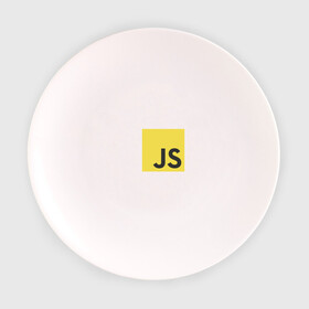 Тарелка с принтом JS return true; , фарфор | диаметр - 210 мм
диаметр для нанесения принта - 120 мм | javascript | js | программист