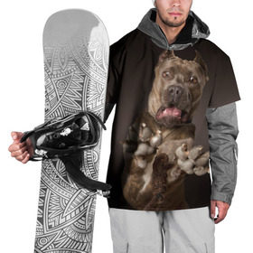 Накидка на куртку 3D с принтом Кане корсо , 100% полиэстер |  | Тематика изображения на принте: animal | breed | brown | dog | fear | jump | legs | throw | бросок | дог | животное | испуг | коричневый | лапы | порода | прыжок | собака