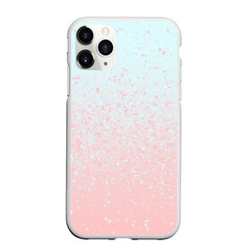 Чехол для iPhone 11 Pro матовый с принтом Pink Blue Gradient , Силикон |  | blu | gradient | pink | голубое | градиент | розовое