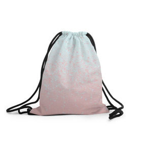 Рюкзак-мешок 3D с принтом Pink Blue Gradient , 100% полиэстер | плотность ткани — 200 г/м2, размер — 35 х 45 см; лямки — толстые шнурки, застежка на шнуровке, без карманов и подкладки | blu | gradient | pink | голубое | градиент | розовое