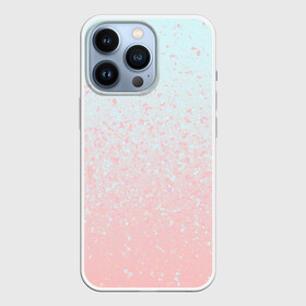 Чехол для iPhone 13 Pro с принтом Pink Blue Gradient ,  |  | blu | gradient | pink | голубое | градиент | розовое