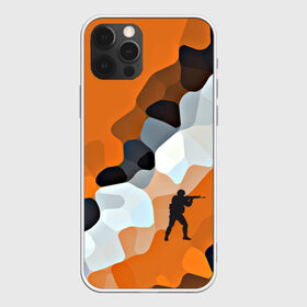 Чехол для iPhone 12 Pro Max с принтом CS GO Asiimov camouflage , Силикон |  | Тематика изображения на принте: counter strike | камуфляж