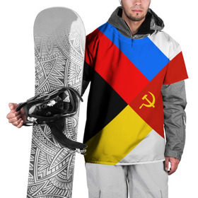 Накидка на куртку 3D с принтом Вечная Россия , 100% полиэстер |  | патриот | россия | русь | триколор | флаг | я русский