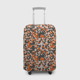 Чехол для чемодана 3D с принтом Городской камуфляж 2 , 86% полиэфир, 14% спандекс | двустороннее нанесение принта, прорези для ручек и колес | camo | urban | камо