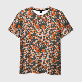 Мужская футболка 3D с принтом Городской камуфляж 2 , 100% полиэфир | прямой крой, круглый вырез горловины, длина до линии бедер | camo | urban | камо