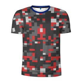 Мужская футболка 3D спортивная с принтом Городской камуфляж 3 , 100% полиэстер с улучшенными характеристиками | приталенный силуэт, круглая горловина, широкие плечи, сужается к линии бедра | camo | pixel | urban | камо