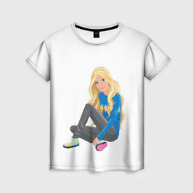 Женская футболка 3D с принтом Girly charms , 100% полиэфир ( синтетическое хлопкоподобное полотно) | прямой крой, круглый вырез горловины, длина до линии бедер | 