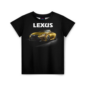 Детская футболка 3D с принтом Lexus , 100% гипоаллергенный полиэфир | прямой крой, круглый вырез горловины, длина до линии бедер, чуть спущенное плечо, ткань немного тянется | Тематика изображения на принте: lexus | авто | автомобиль | лексус | машина
