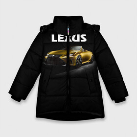 Зимняя куртка для девочек 3D с принтом Lexus , ткань верха — 100% полиэстер; подклад — 100% полиэстер, утеплитель — 100% полиэстер. | длина ниже бедра, удлиненная спинка, воротник стойка и отстегивающийся капюшон. Есть боковые карманы с листочкой на кнопках, утяжки по низу изделия и внутренний карман на молнии. 

Предусмотрены светоотражающий принт на спинке, радужный светоотражающий элемент на пуллере молнии и на резинке для утяжки. | lexus | авто | автомобиль | лексус | машина
