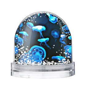 Водяной шар с принтом Meduse , Пластик | Изображение внутри шара печатается на глянцевой фотобумаге с двух сторон | вода | медузы | море | морские | океан
