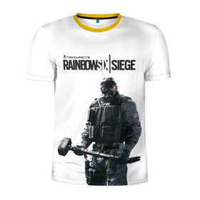 Мужская футболка 3D спортивная с принтом Rainbow Six Siege , 100% полиэстер с улучшенными характеристиками | приталенный силуэт, круглая горловина, широкие плечи, сужается к линии бедра | rainbow six | tom clancy’s